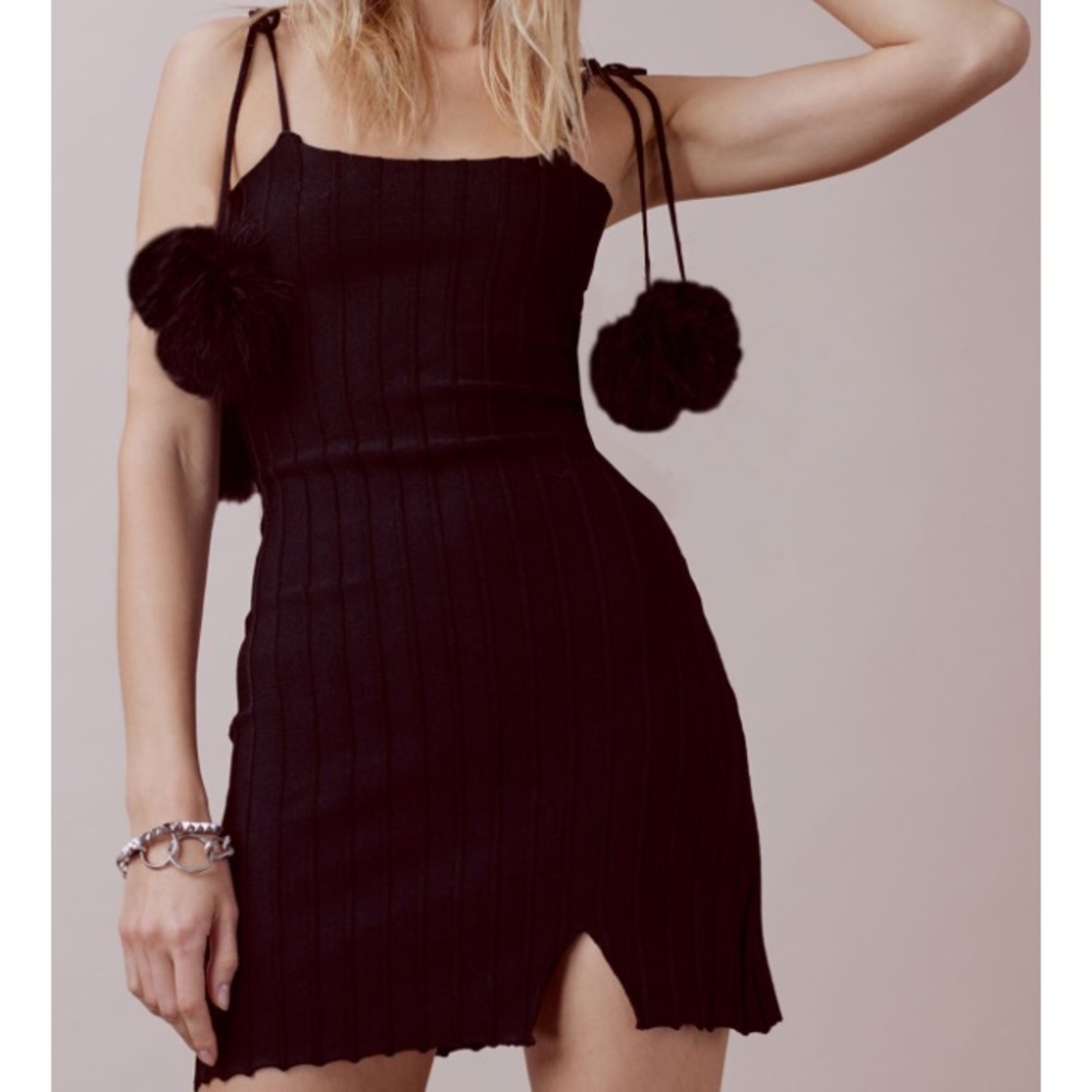 For love lemons black bon bon dress
